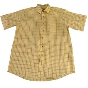 L.L. Bean Short Sleeve Button Down Shirt Size Medium